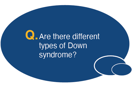 Are there different types-of-down-syndrome